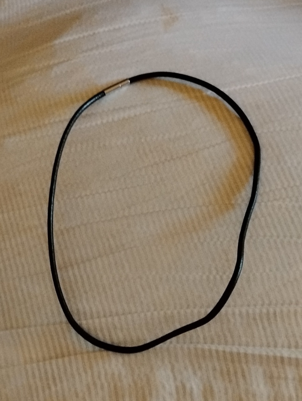 Simple Black Leather Choker Necklace